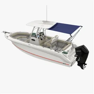 T-Top Boat Shade Stern Shade Extension Kit Stainless Still Boat-Cover Shade Top Canopy Water Sun Proof UV Protection (Color : 2.1x2.1x1.5m Blue)