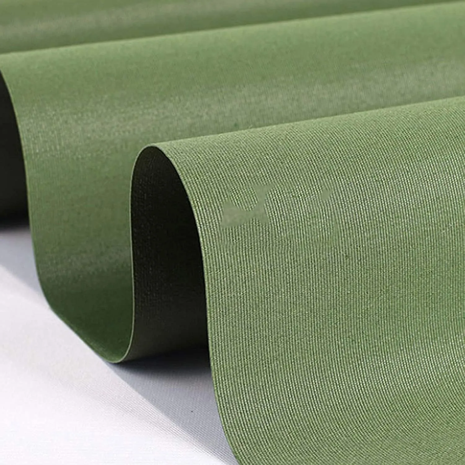 Tarpaulin, Waterproof Heavy-Duty Green Tarp Premium Quality Canvas Cover ，Canvas Tarp with Grommets，Tear-Resistant, UV-Resistant Camping Tarp,6x12m