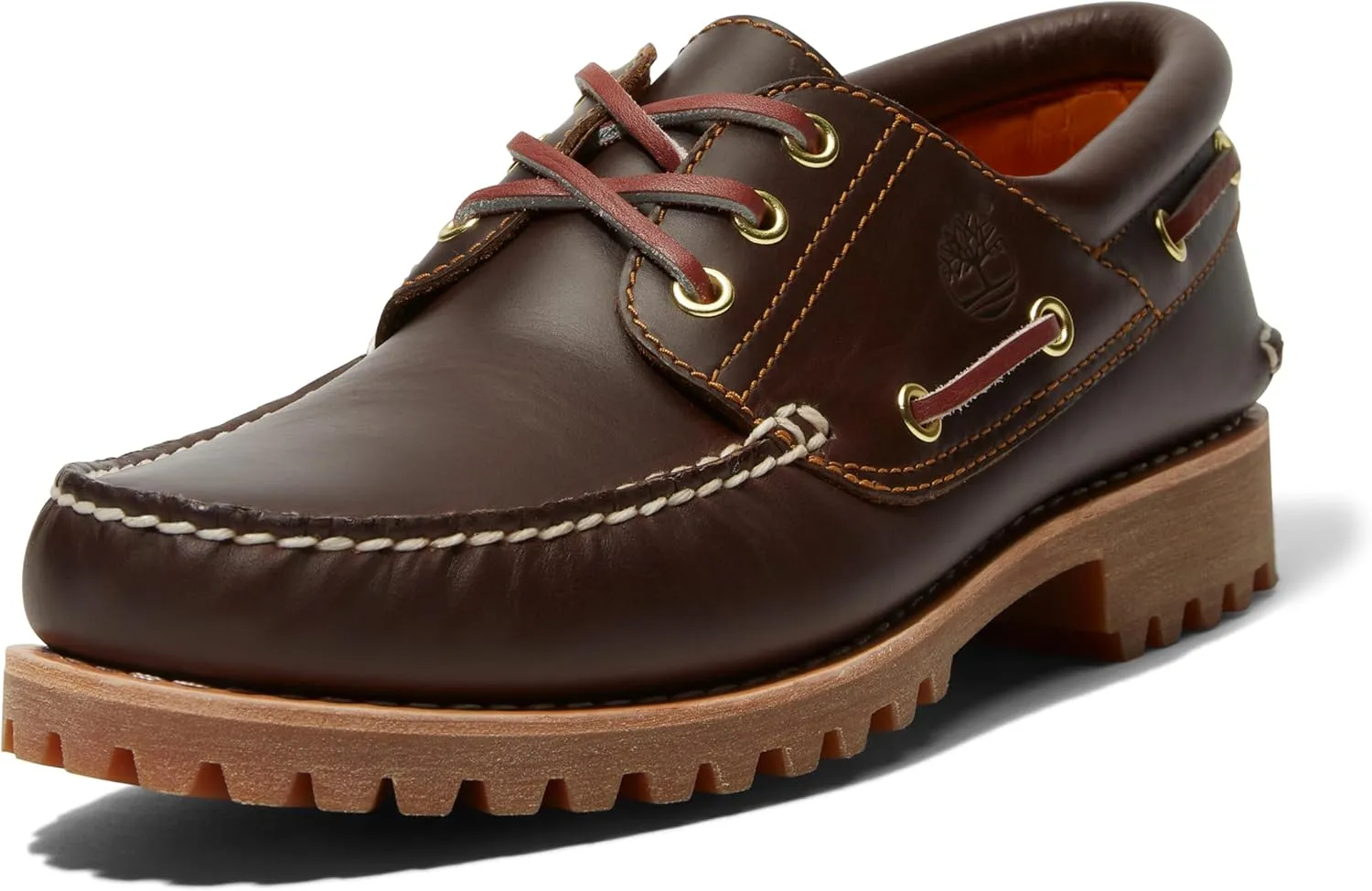 Timberland Men's 3-Eye Lug Handsewn Shoes, Brown, 6 Wide
