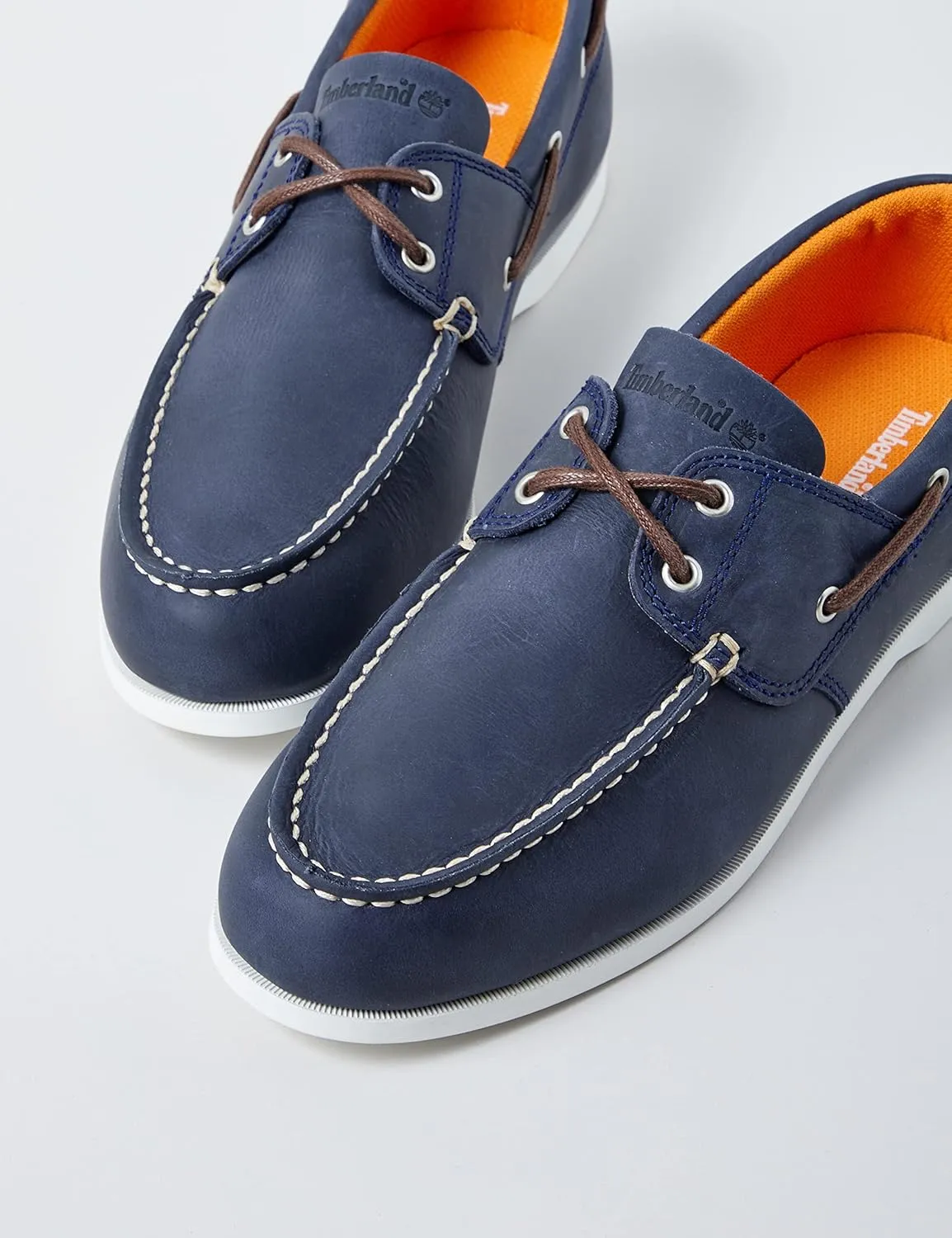 Timberland Men's Cedar Bay Leather Boat Shoes, Blue