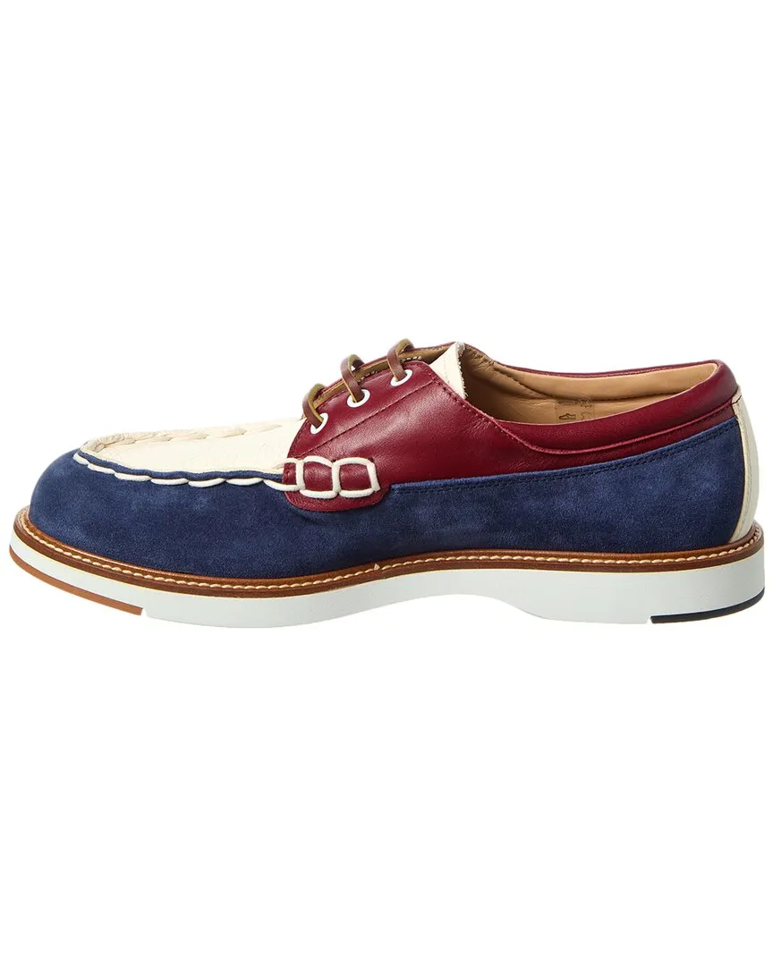 TOD’s Leather & Suede Boat Shoe