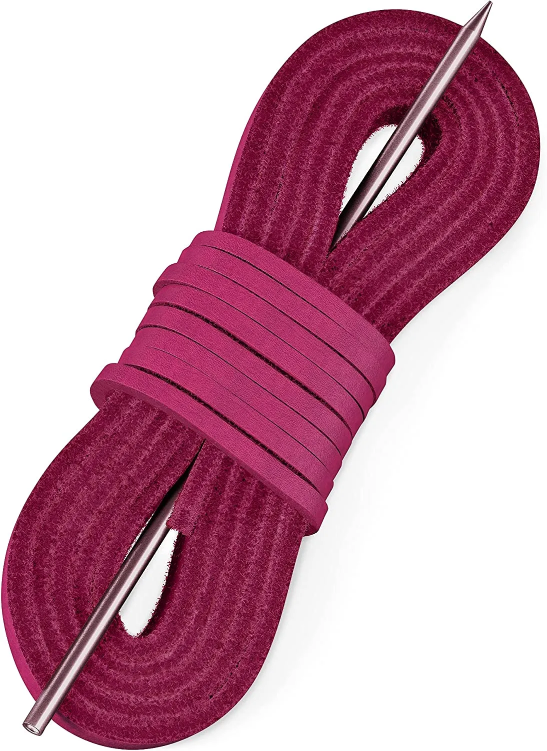 TOFL Leather Boat Shoe Lacing Kit | 45 inches Long | Includes 1 Needle And 2 Strips | 1 Pair