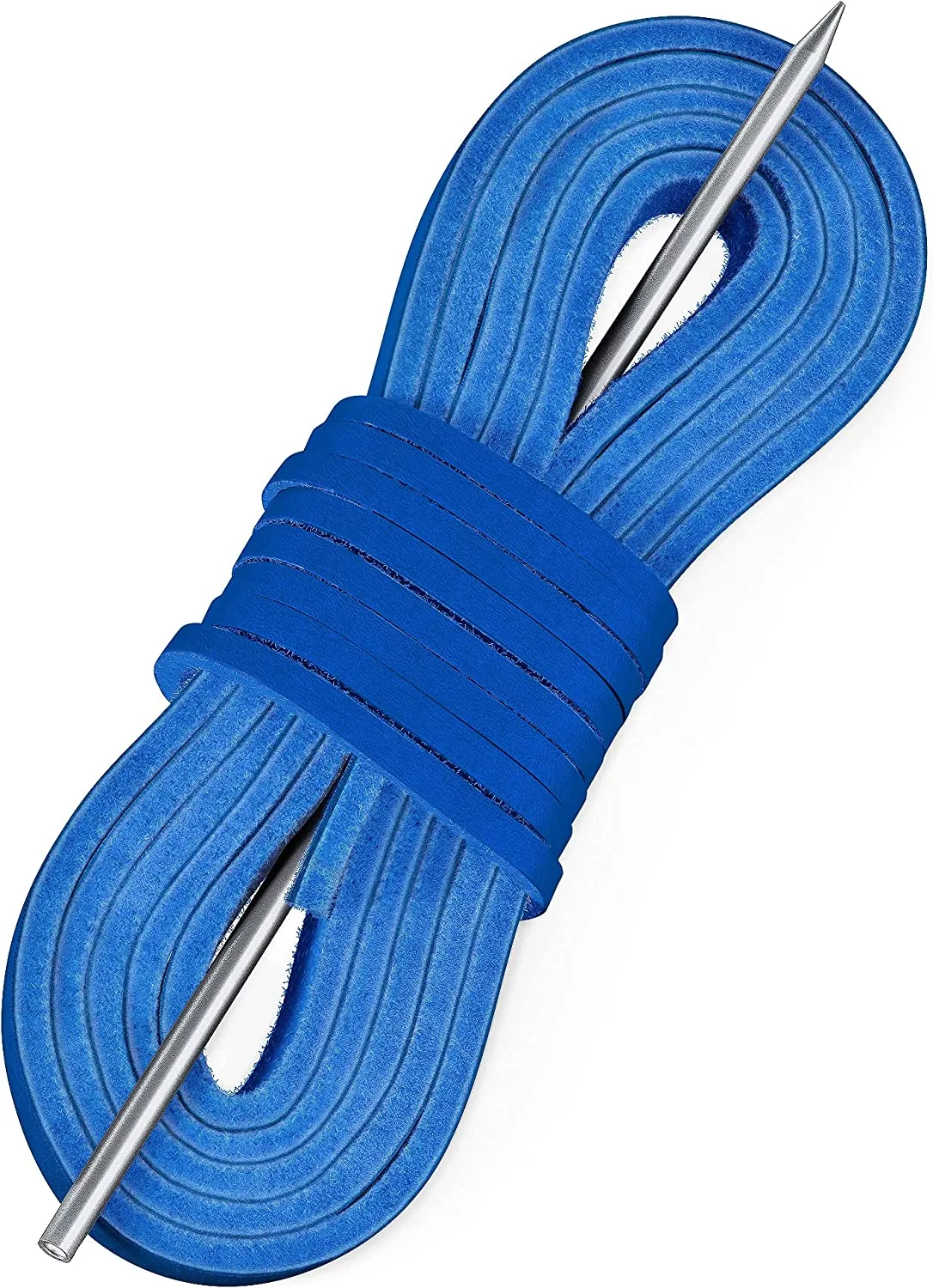 TOFL Leather Boat Shoe Lacing Kit | 45 inches Long | Includes 1 Needle And 2 Strips | 1 Pair