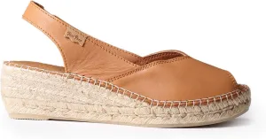Toni Pons Bernia-P Women’s Sandals – Leather Upper – Rubber Outsole – Peep Toe Silhouette – Slip-on Design