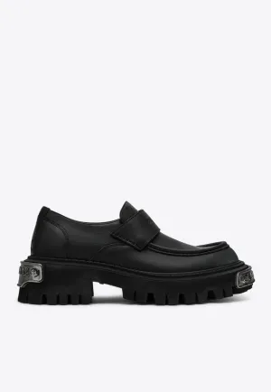 Tractor Leather Loafers