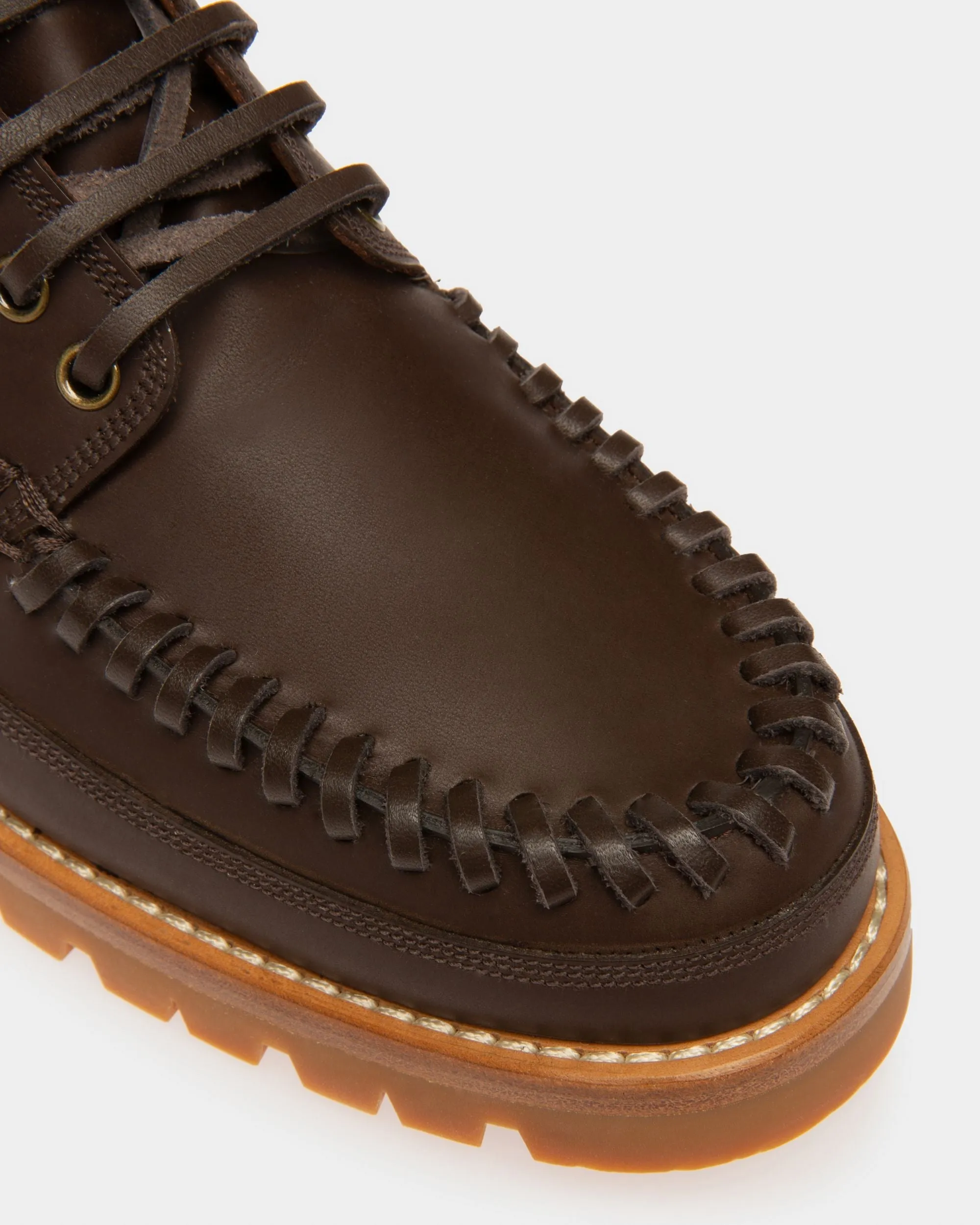 Tristan Leather Moccasin In Brown