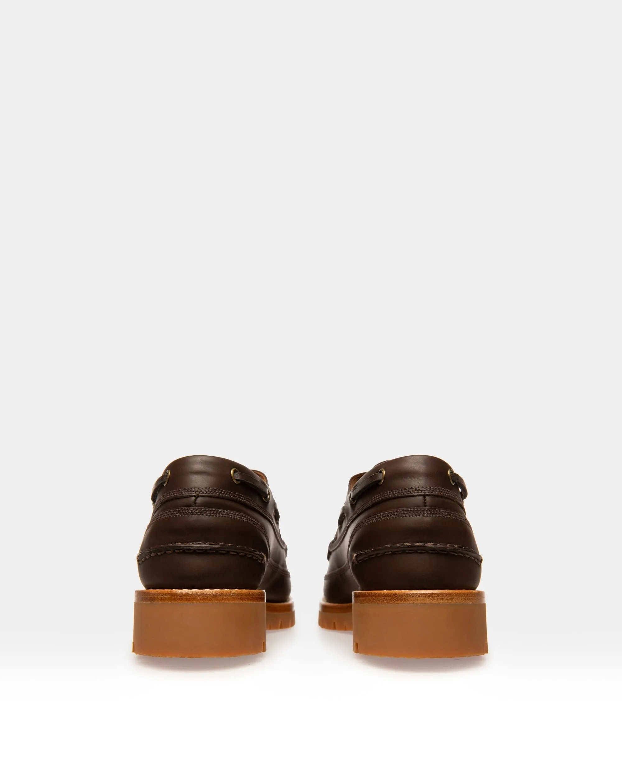 Tristan Leather Moccasin In Brown