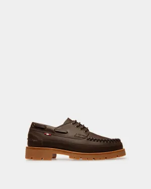 Tristan Leather Moccasin In Brown