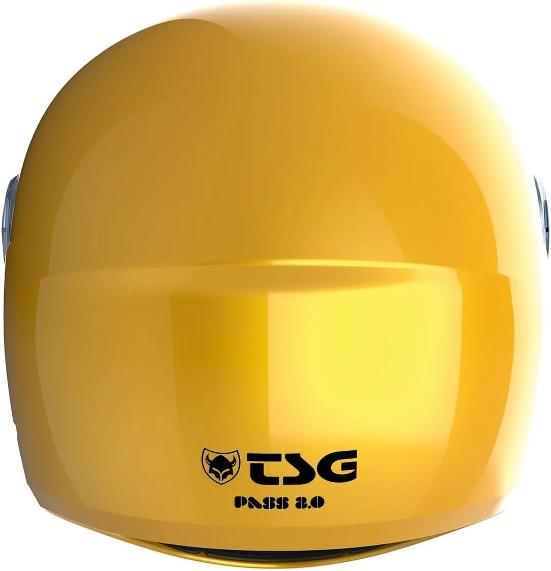 TSG - Pass 2.0 Full-face Premium Helmet w/Two Visors | Downhill Skateboarding, E-Skating, E-Onewheeling, Longboarding | Nose Ports, Air Flow Channels, Ear Slots, Adjustable Cheek Pads | ABS Hardshell