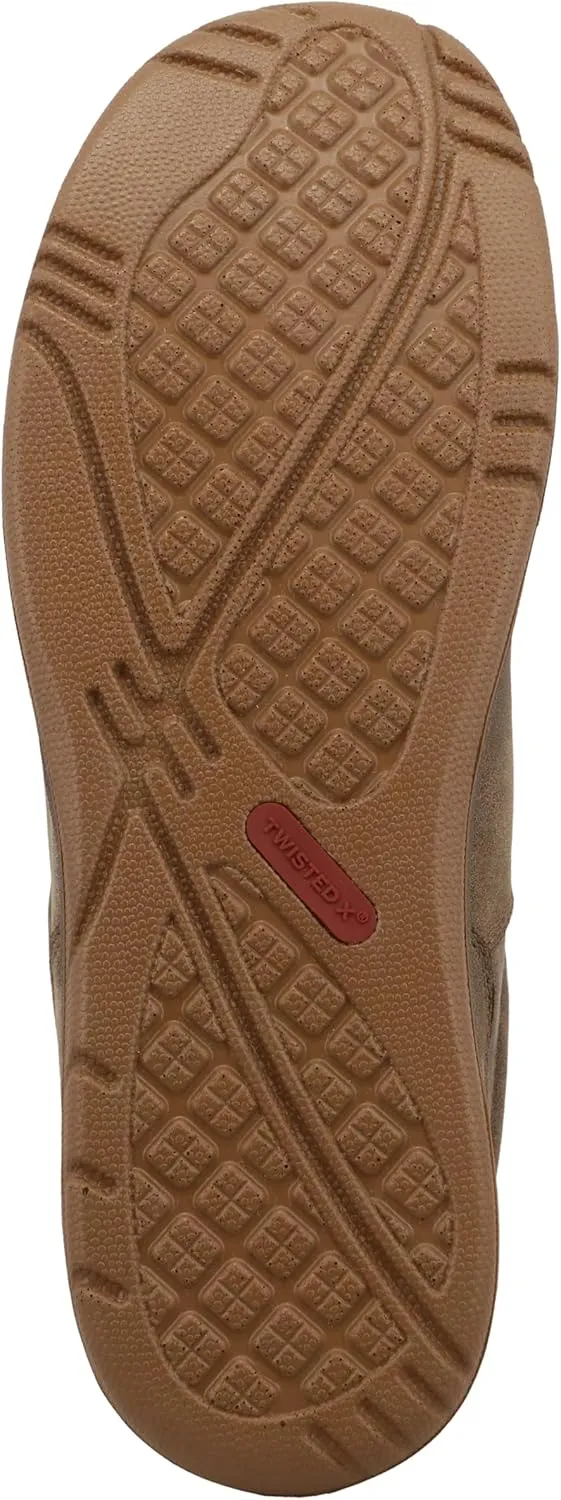 Twisted X Men's Boat Shoe, Moc Toe