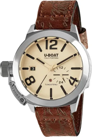 U-Boat 8892 Classico 42mm Tungsten BE Men's Watch