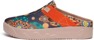 UIN Women's Mules Fashion Comfort Travel Art Painted Shoes Wide Toe Casual Household Slippers Slip On Loafers Fuerteventura Ⅲ Infinite Fantasy 3 (7.5)