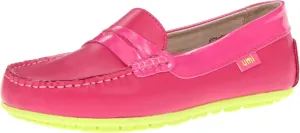umi Morie Mocassin (Little Kid/Big Kid),Neon Pink,38 EU(6 M US Big Kid)