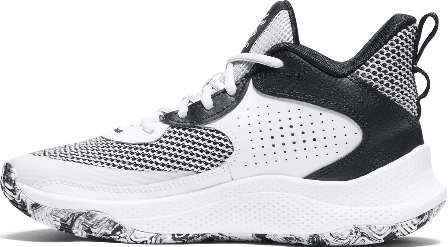 Under Armour - Unisex-Child Gs Curry 3Z 24 Shoes, Color White (101), Size: 3.5 M US Big Kid