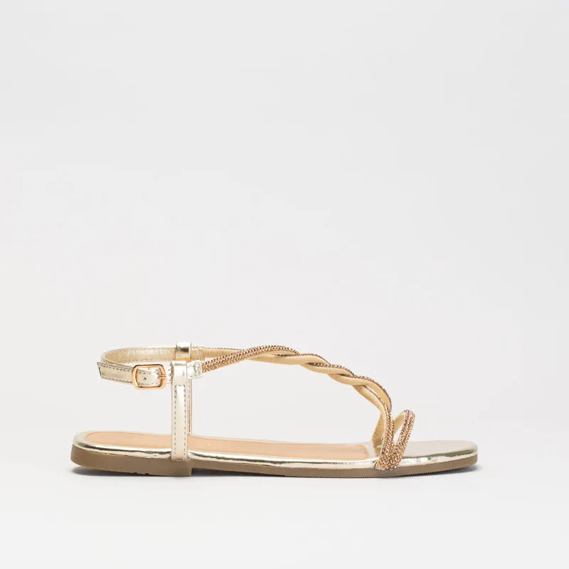 Unreal Women Diamante Square Toe Sandal _ 150702