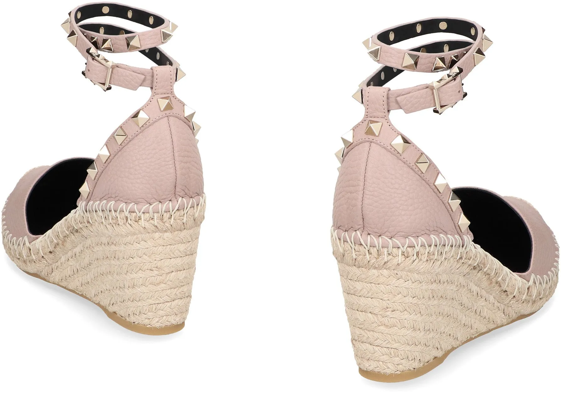 Valentino Garavani - Rockstud leather wedges