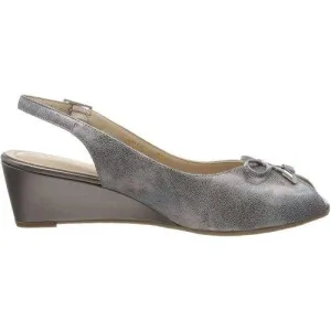 Van Dal 'Oxley' Sling Back Wedges - Metallic Print Leather
