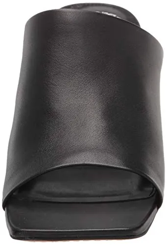 Vince Camuto womens Arlinala Open Toe Mule, Black, 8.5 US