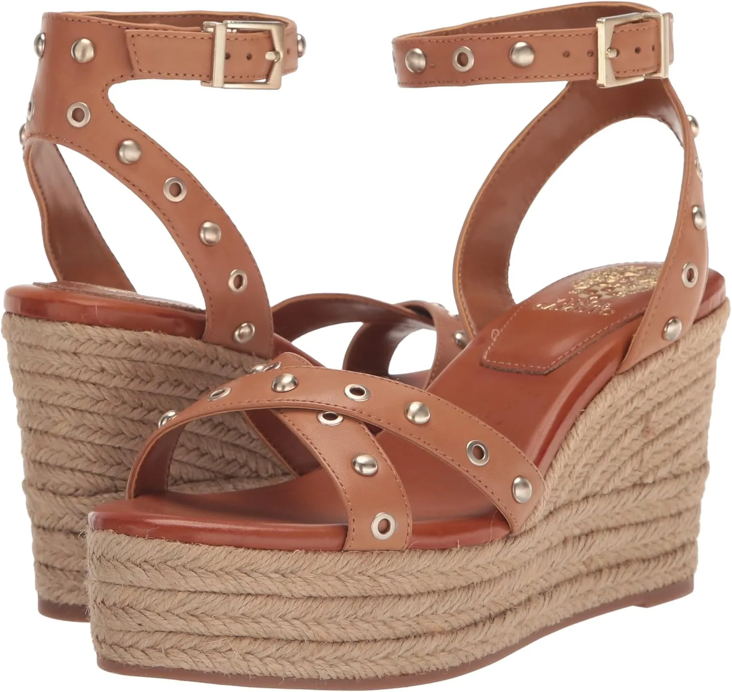 Vince Camuto Women's Feegella Embellished Espadrille Wedge Sandal