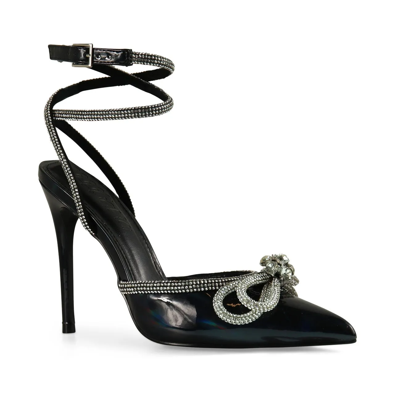 VITTO-67A RHINESTONE BOW PUMP HIGH HEEL