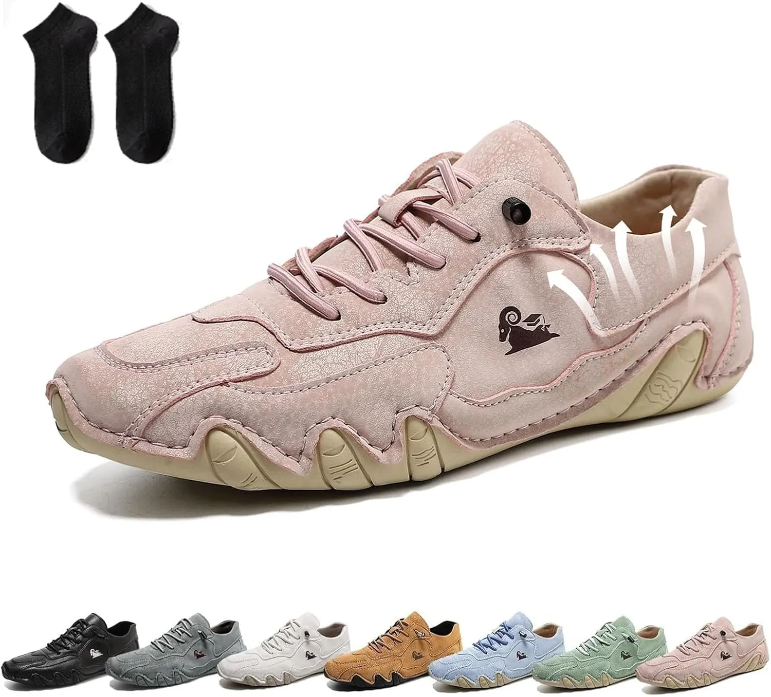 Vogany Shoes Orthopedic Sneakers Women,Vogldeck - Waterproof and Breathable Orthopedic Unisex Outdoor Arch Support Hiking and Walking Shoes