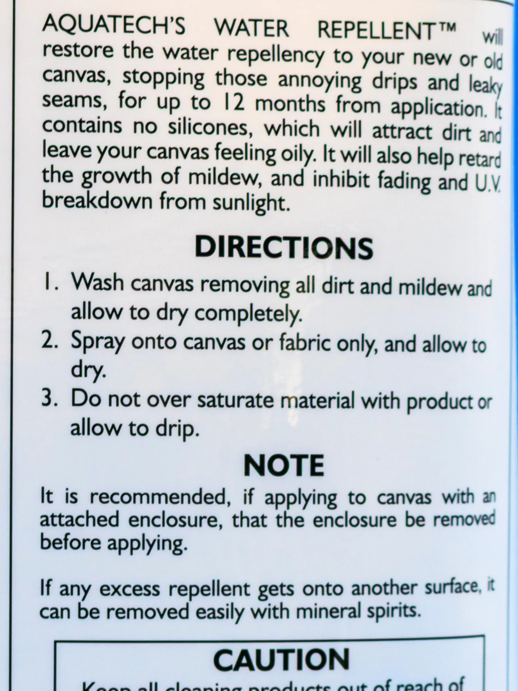 Water Repellent