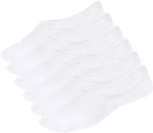 WHISPER DEER No Show Liner Socks Women - (Size 4-7/7-10/10-13) Low cut Invisible Cotton Sneaker Socks with Non Slip Grips
