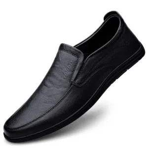 Wildking Men's Business Casual Leather Loafers 6.0