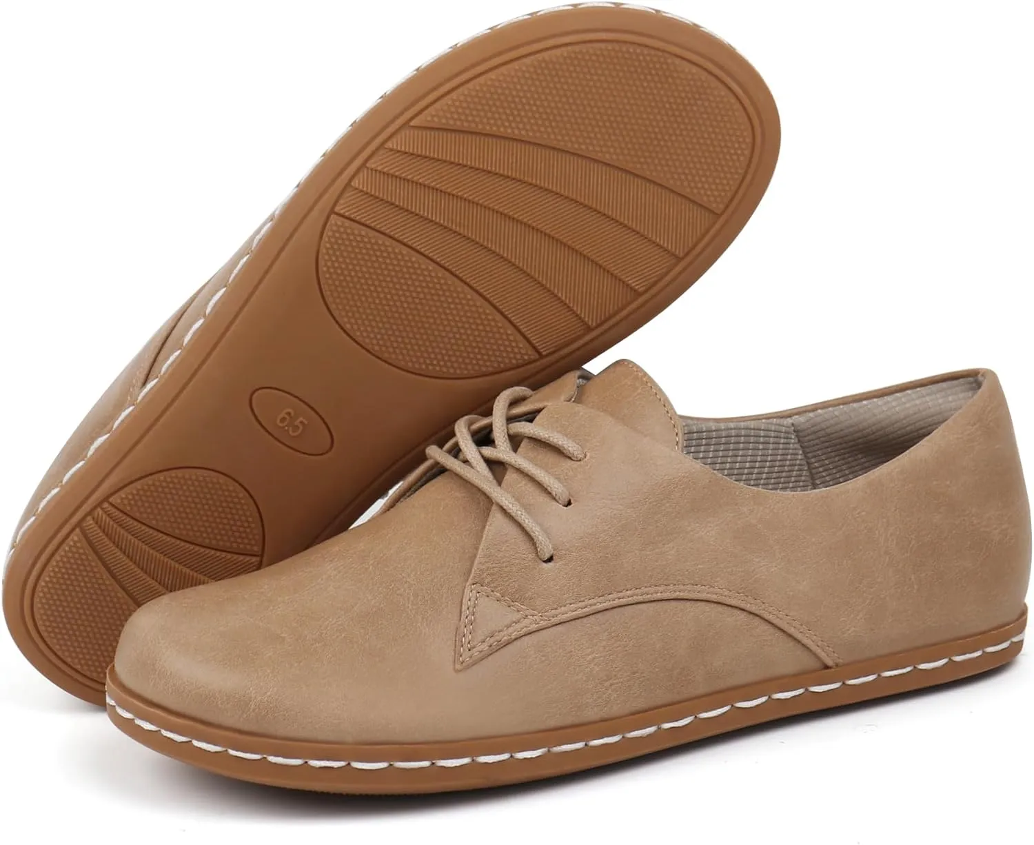 Women Barefoot Dress Shoes Wide Toe Box Shoes Oxfords Shoes