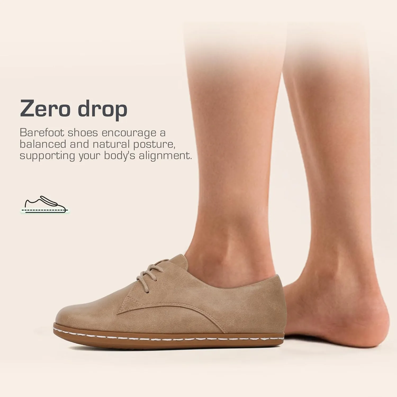 Women Barefoot Dress Shoes Wide Toe Box Shoes Oxfords Shoes