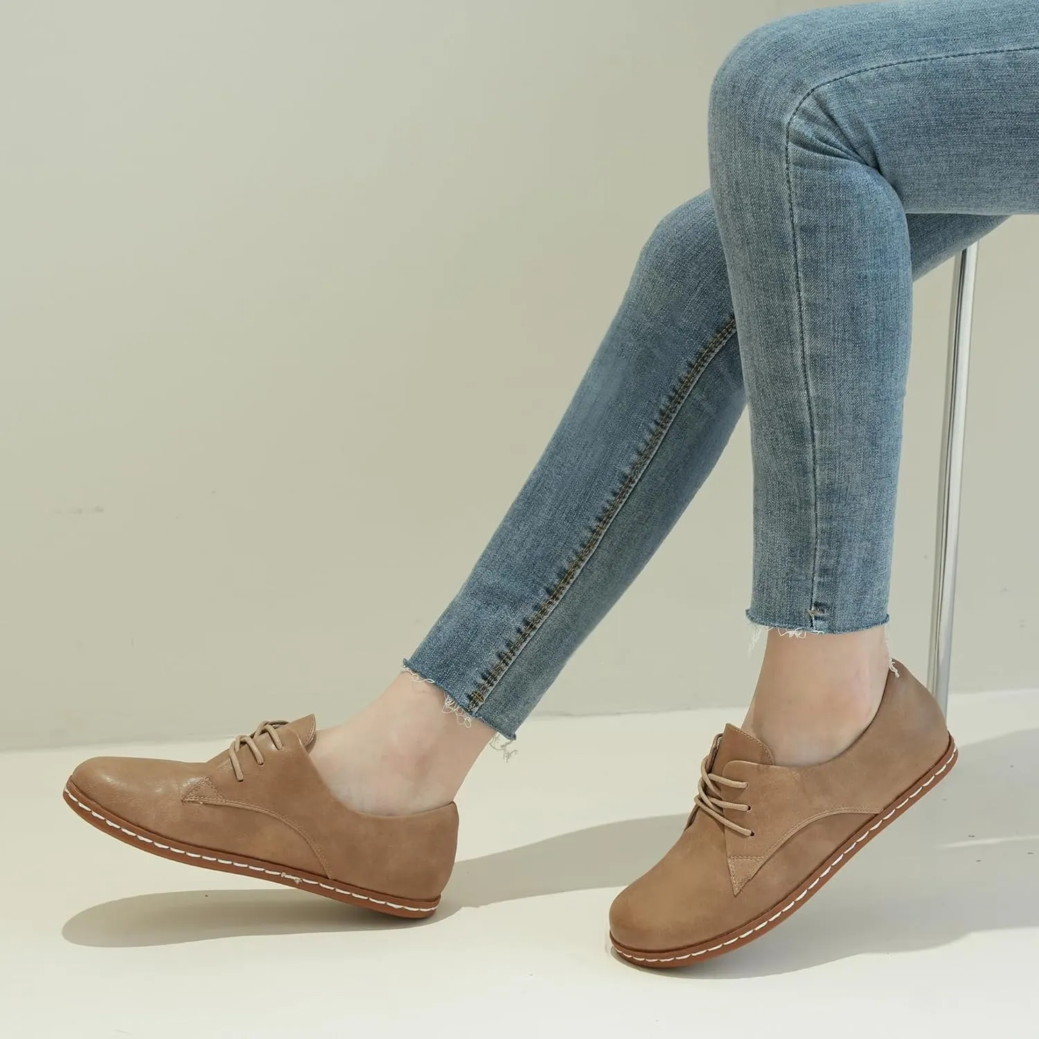 Women Barefoot Dress Shoes Wide Toe Box Shoes Oxfords Shoes