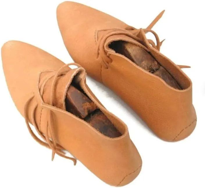 Women Gothic Medieval Retro Elf Lace Up Shoes | Cosplay Costume British Style women Palace Carnival Party Knight Boots