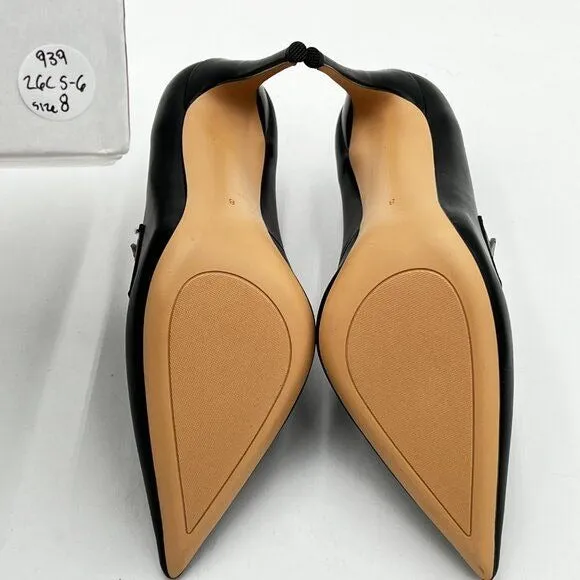 Women High Stiletto Platform Heel Pointed Toe Loafers Slip-on Pumps Work Busines