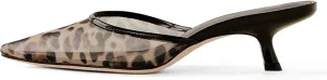 Women Kitten Heels Mules Closed Pointed Toe Slip on Backless Stiletto Slingback Heels Wedding Dress Pumps Shoes