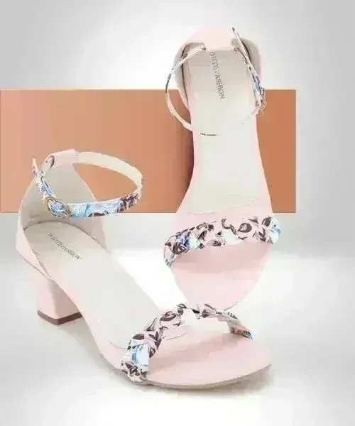 Women Pink Heels Sandal