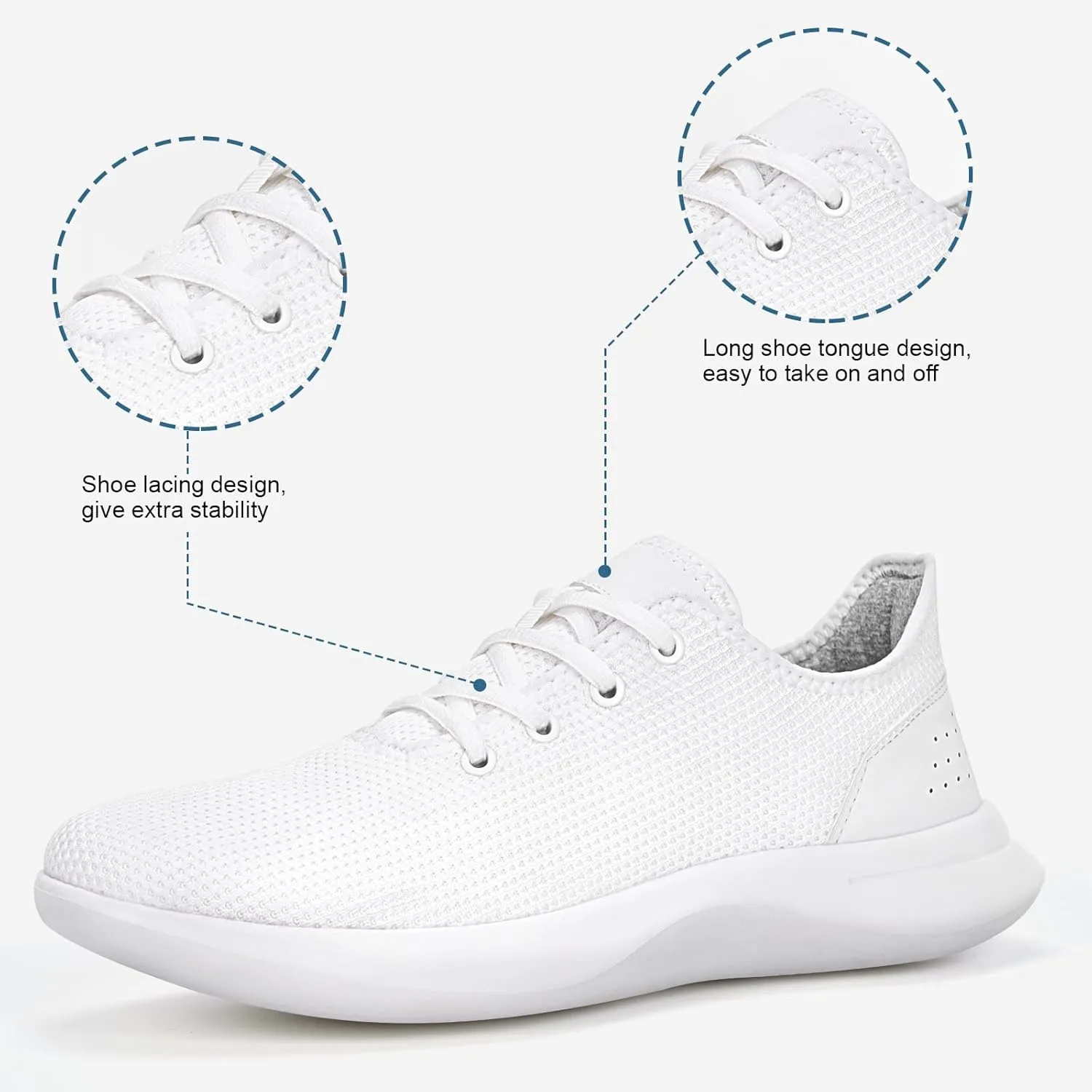 Women Walking Shoes Black Tennis Shoes for Women Running Sneakers Athletic Tennis Shoe Tree Runners Arch Support Ultra Lightweight Breathable Mesh Non-Slip Casual Sneakers for Gym Travel Work