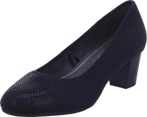 Women's Closed-Toe Pumps, Black Structure, 8