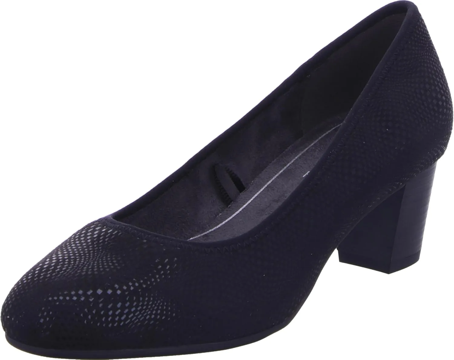 Women's Closed-Toe Pumps, Black Structure, 9