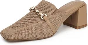 Women's Commute Square Toe Heeled Mules