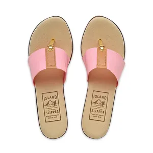 Women's Elastic Wedge Sandal - Made in Hawaii (10, Pink)