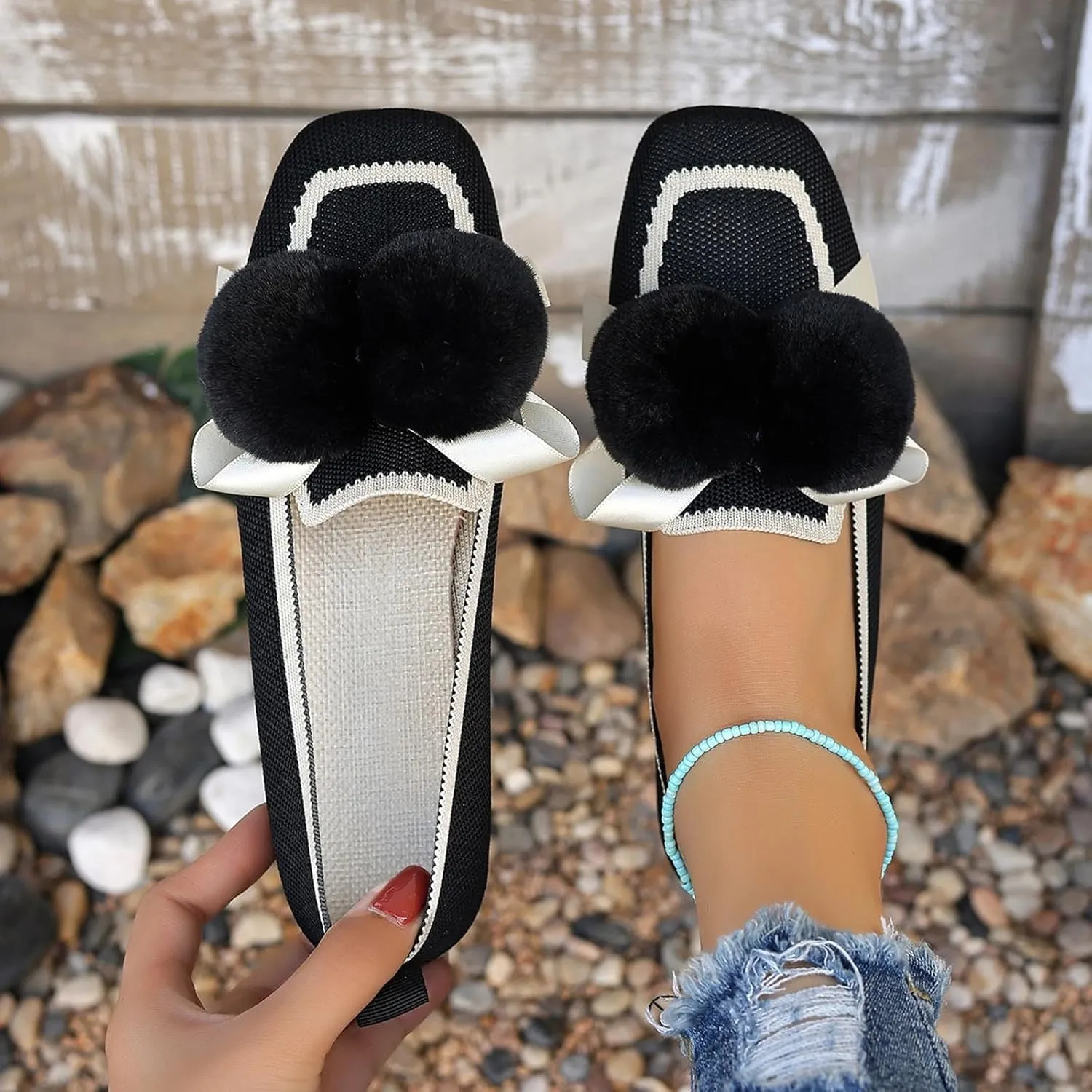 Women's Flats Shoes Comfortable Dressy Pointed Toe Washable Ballet Flat