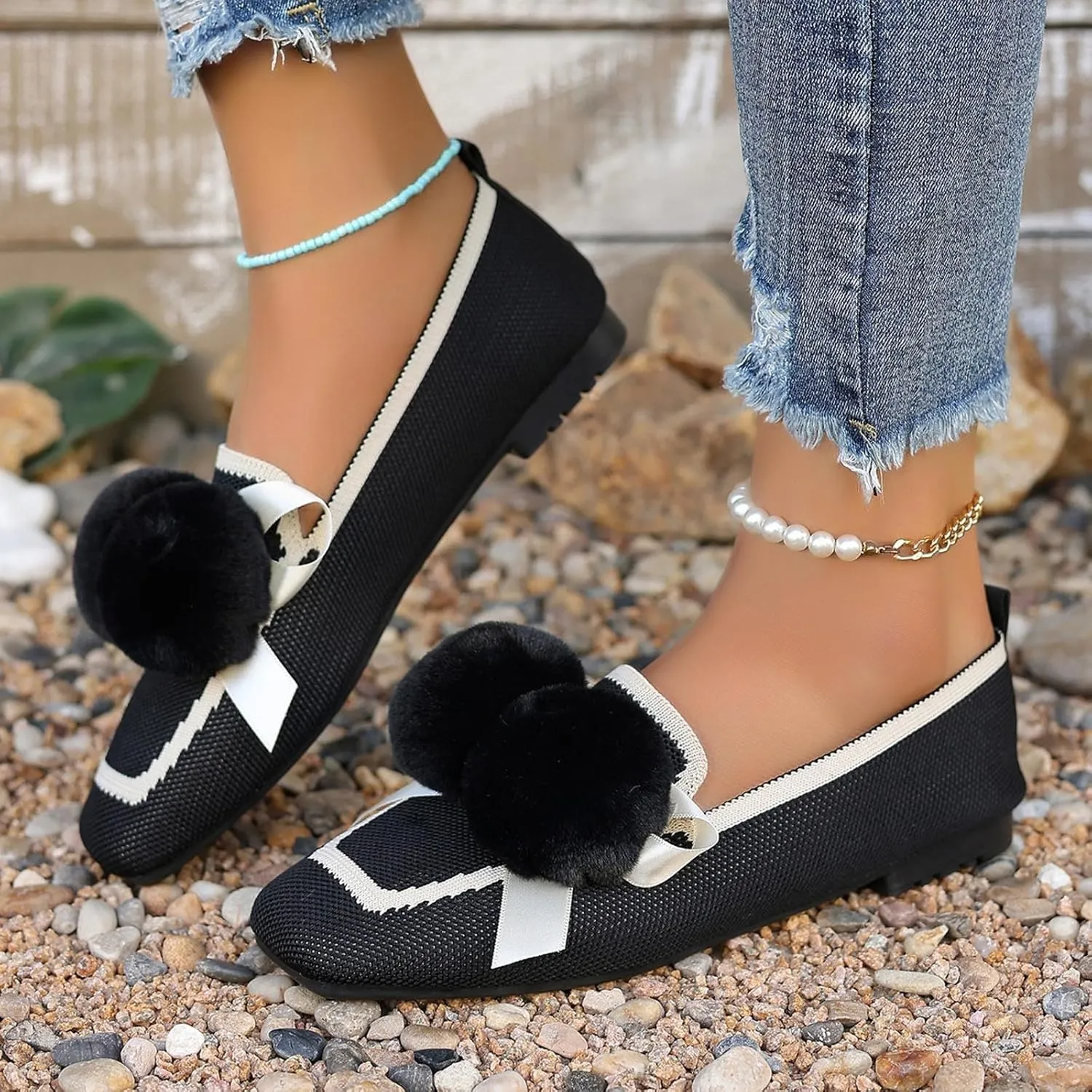 Women's Flats Shoes Comfortable Dressy Pointed Toe Washable Ballet Flat