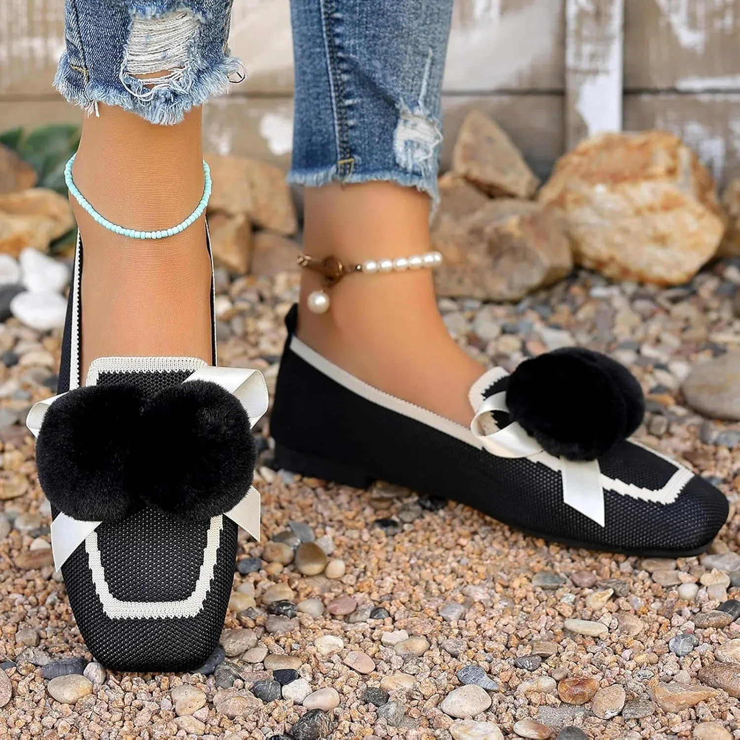 Women's Flats Shoes Comfortable Dressy Pointed Toe Washable Ballet Flat