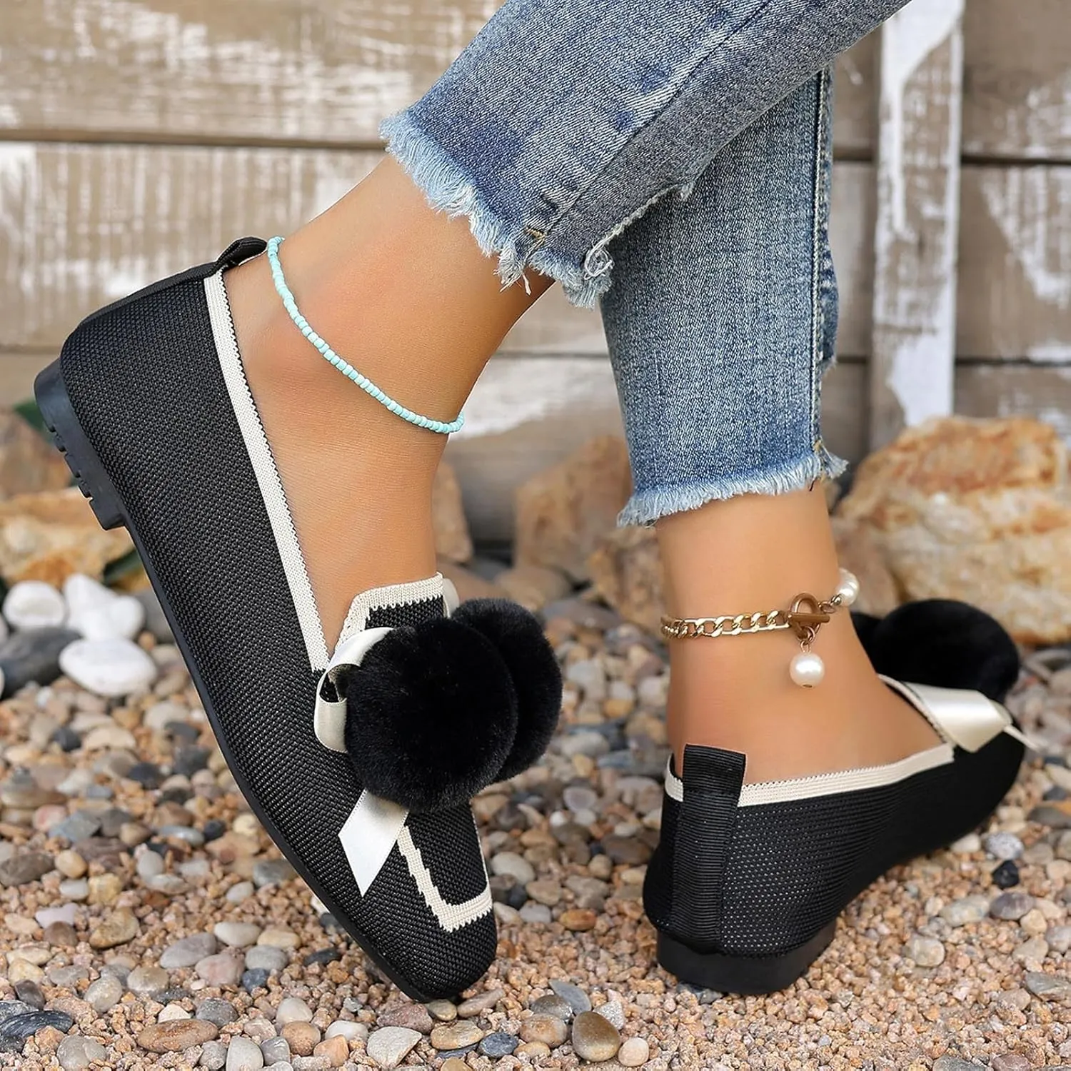 Women's Flats Shoes Comfortable Dressy Pointed Toe Washable Ballet Flat