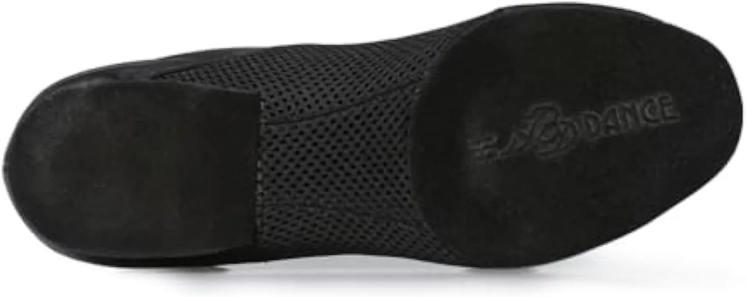 Women's Latin Dance Shoes Teachiing Salsa Tango Jazz Ballroom Dancing for Woman Leather and Mesh #AM-1, Black, 4.5-11
