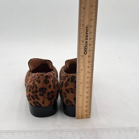 Women's Loafers Leopard for Women Comfortable Pointed Toe Memory Foam