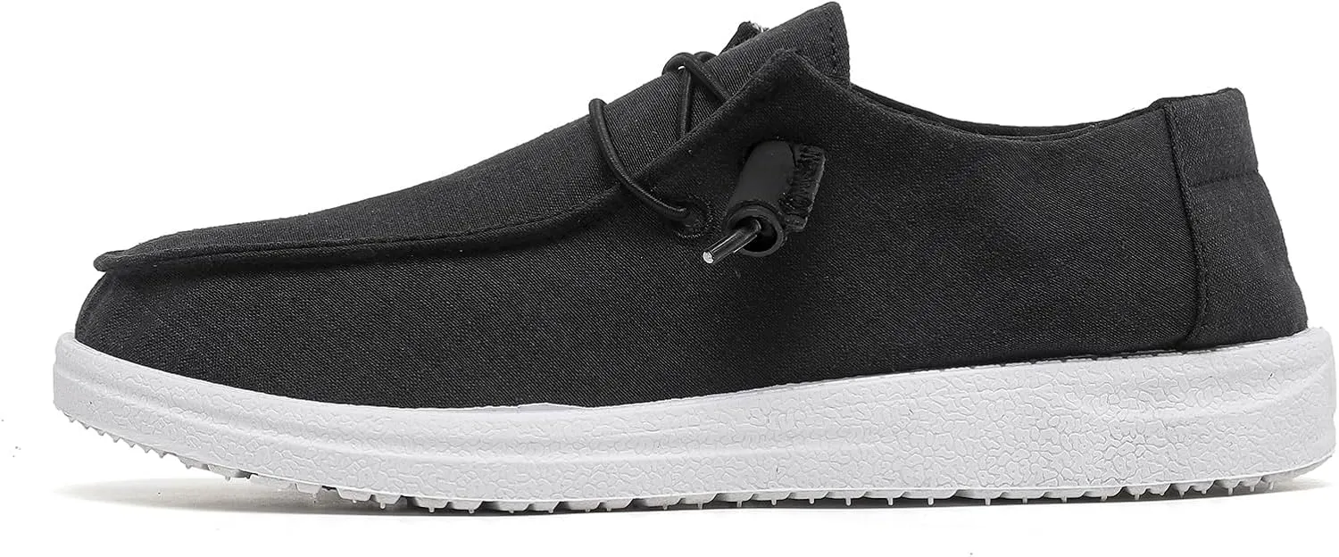 Womens Loafers Women Shoes Casual Slip-On Canvas Shoes Breathable Lightweight Boat Shoes for Women