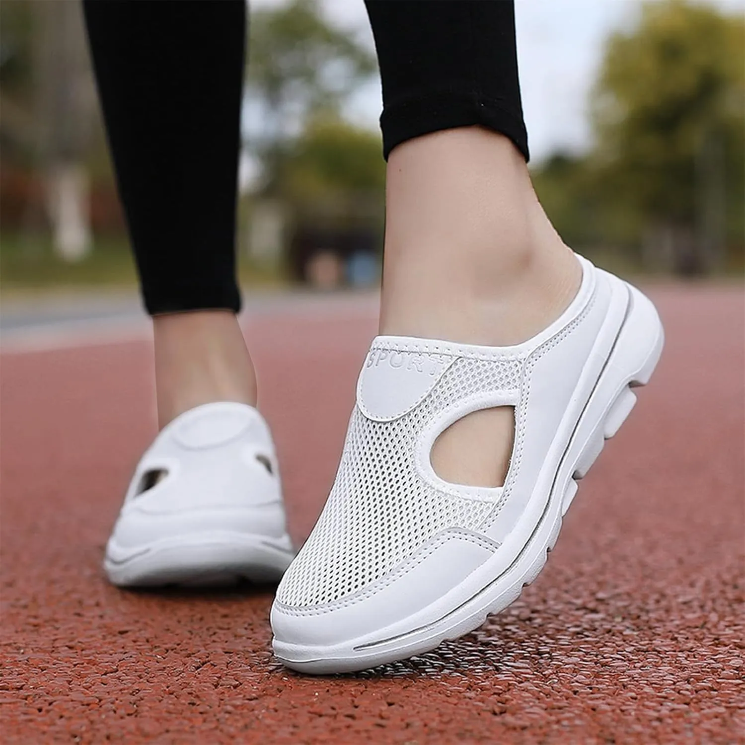 Women's Mules & Clogs Orthopedic Slip On Shoes for Women Men Lightweight Open Back Shoes Comfort Walking Shoes Breathable Slippers Closed Toe Slides
