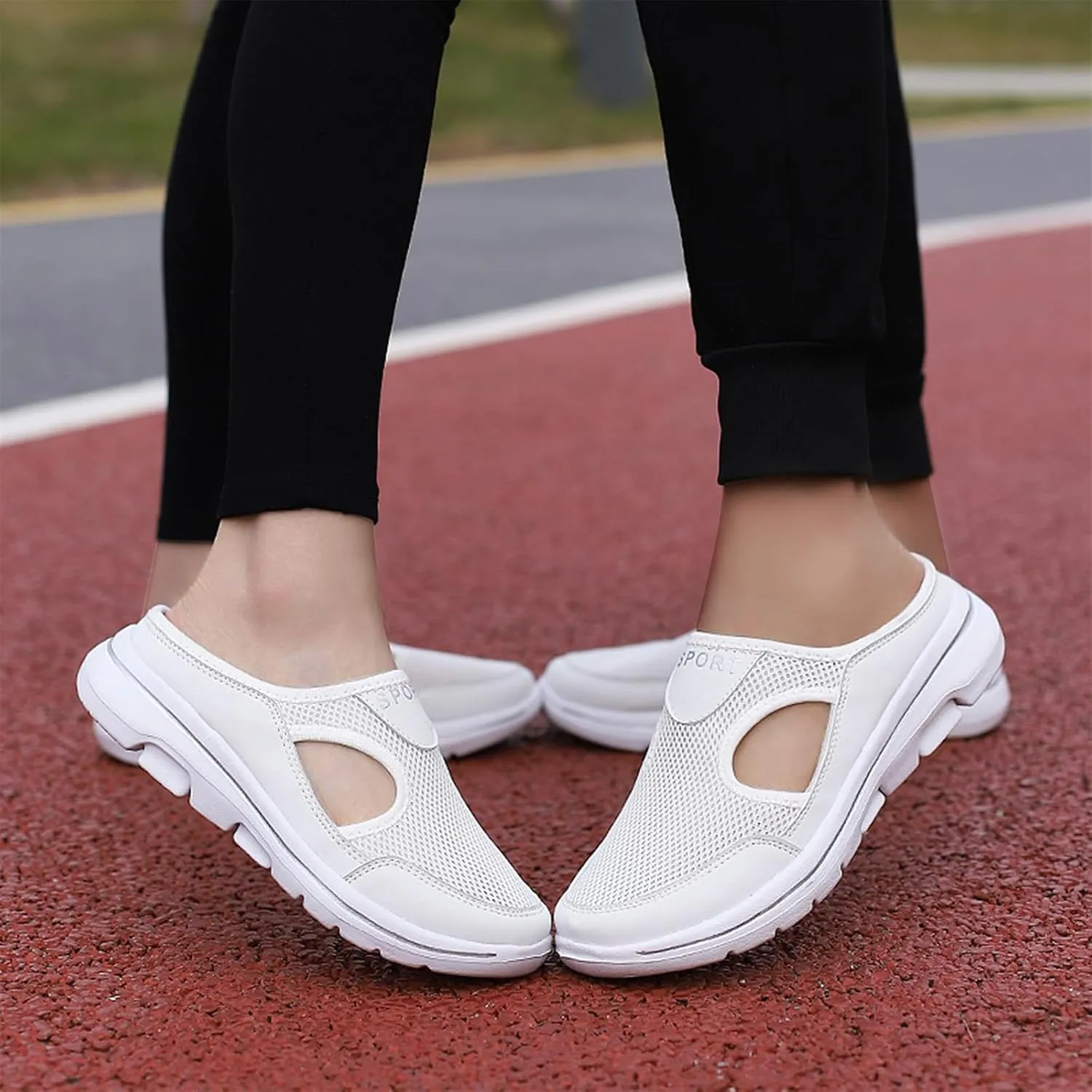Women's Mules & Clogs Orthopedic Slip On Shoes for Women Men Lightweight Open Back Shoes Comfort Walking Shoes Breathable Slippers Closed Toe Slides