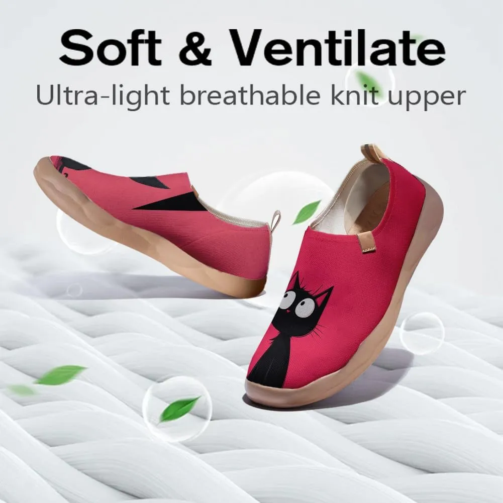 Women's Sakura Pink Trail Shoes Biomechanical Design Loafers Airflow Mesh Support Gym to Cafe Ready